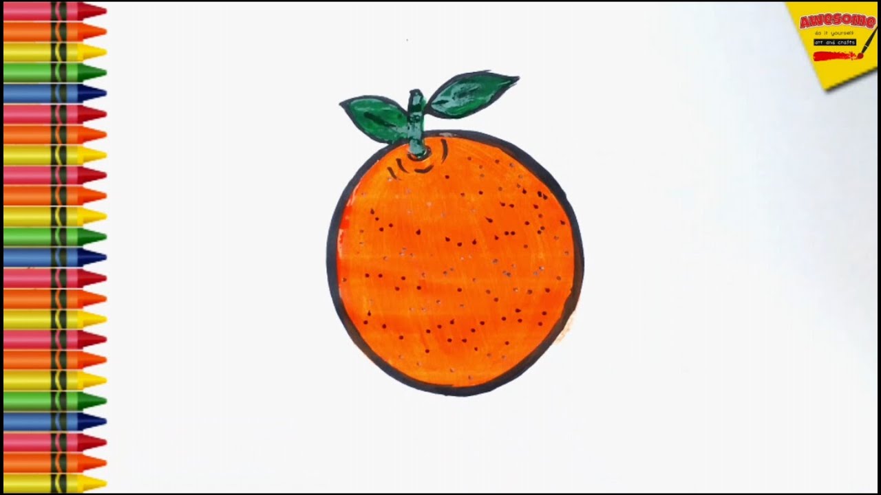 1280x720 Awesome Toy Art Coloring Drawing For Kids How To Draw Fruits