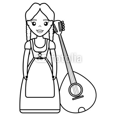 400x400 irish woman with mandolin buy photos ap images detailview