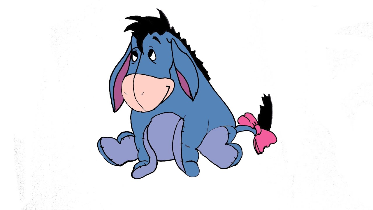 1280x720 How To Draw Eeyore