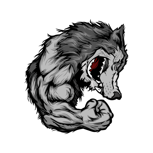 600x600 Collection Of Free Wolf Drawing Aggressive Download On Ui Ex