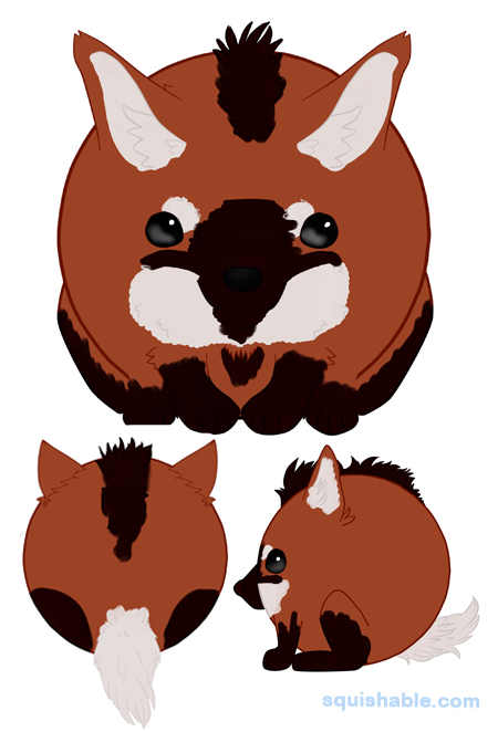 450x662 Squishable Sitting Maned Wolf An Adorable Fuzzy