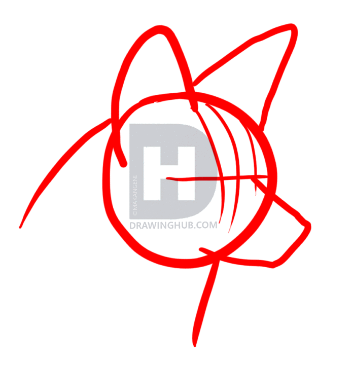 694x720 How To Draw Maned Wolves, Step