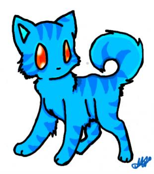 310x350 How To Draw A Manga Cat, Step