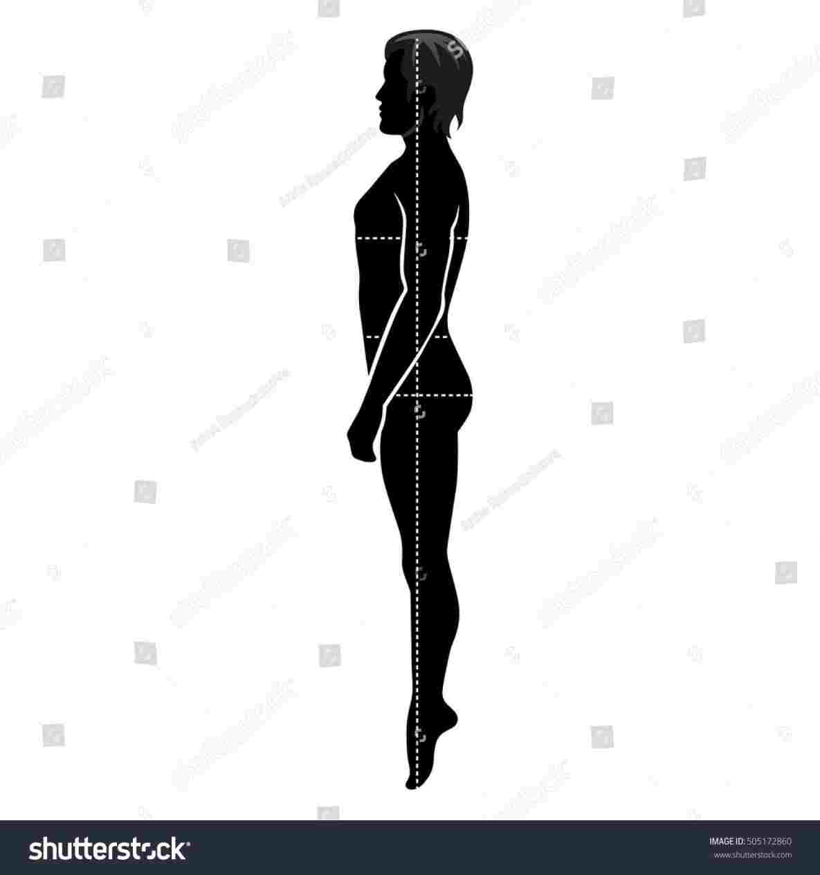 1185x1264 Full Body Girl Side View Drawing To Draw Manga Bodies Part