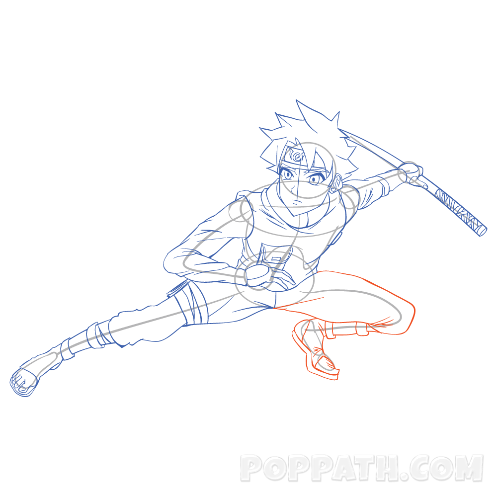 1000x1000 How To Draw A Ninja Pop Path