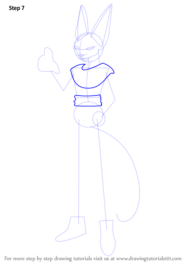 598x844 Learn How To Draw Beerus From Dragon Ball Z