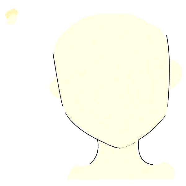 600x600 Anime Face Template