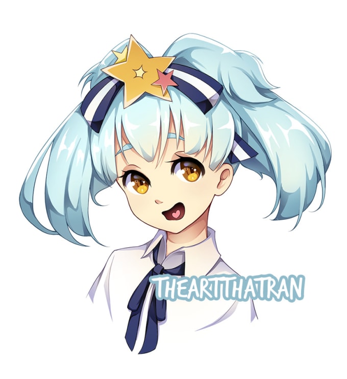 680x742 Draw You An Anime Icon Or Avatar