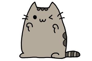 300x200 How To Draw Kawaii Cat