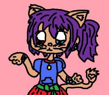 350x305 How To Draw A Chibi Cat Girl Easy, Step