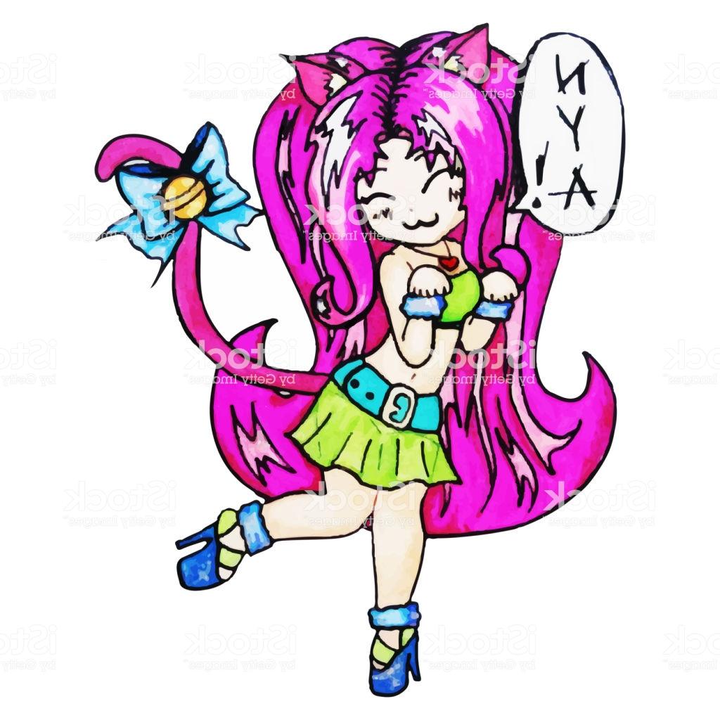 1024x1024 Top Kawaii Anime Girl Drawing Vector Photos Vector Images Design