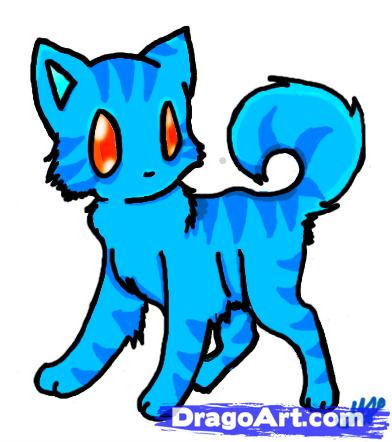 392x442 Anime Cute Kitten Drawing Anime Collection