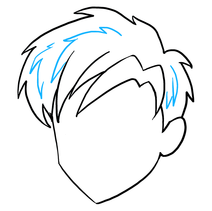 680x678 How To Draw Manga Hair Really Easy Drawing Tutorial