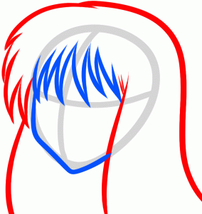 284x302 How To Draw How To Draw An Anime Girl For Kids