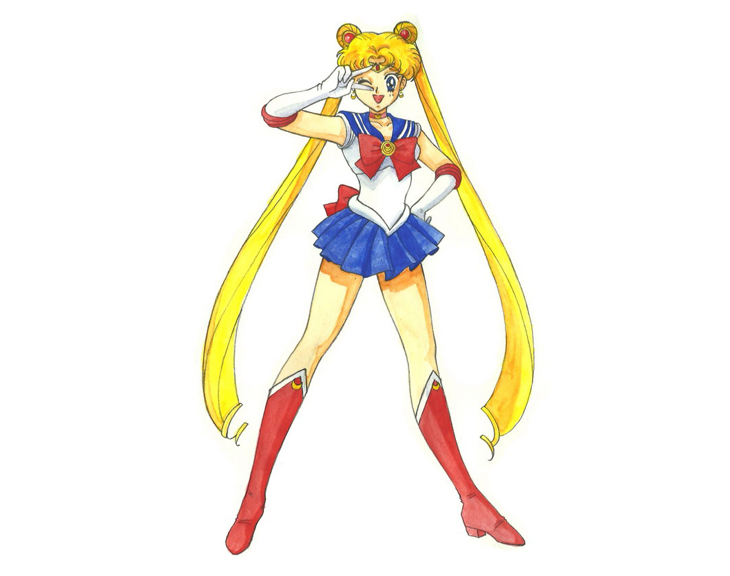 1060x837 How To Draw Sailor Moon Steps