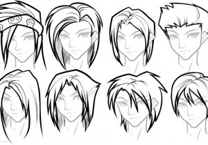 300x210 How To Draw Female Hairstyles Tutorial How To Draw Female Anime