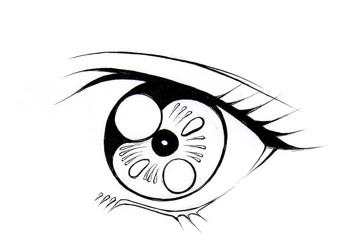 1242x864 Huge Collection Of 'anime Eye Drawing' Download More Than