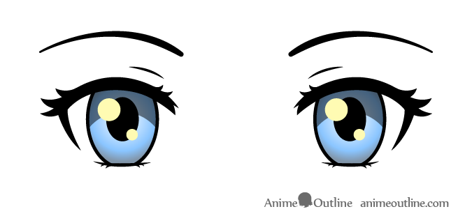675x320 How To Draw Female Anime Eyes Tutorial