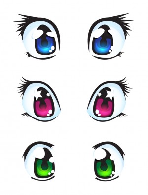 300x395 How To Draw Manga Eyes In Two Different Styles