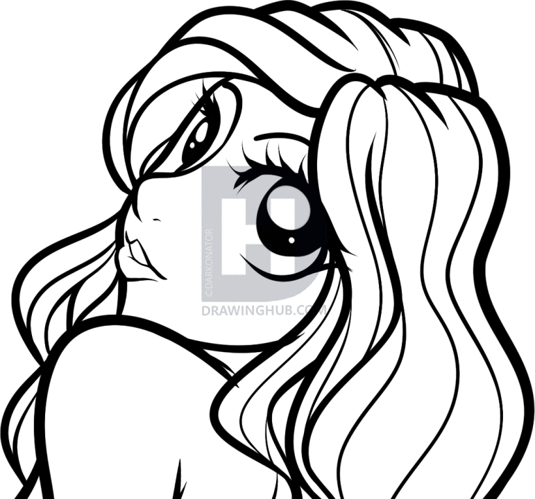 771x720 How To Draw Manga Mouths, Step