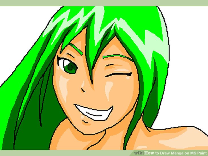 728x546 How To Draw Manga On Ms Paint Steps