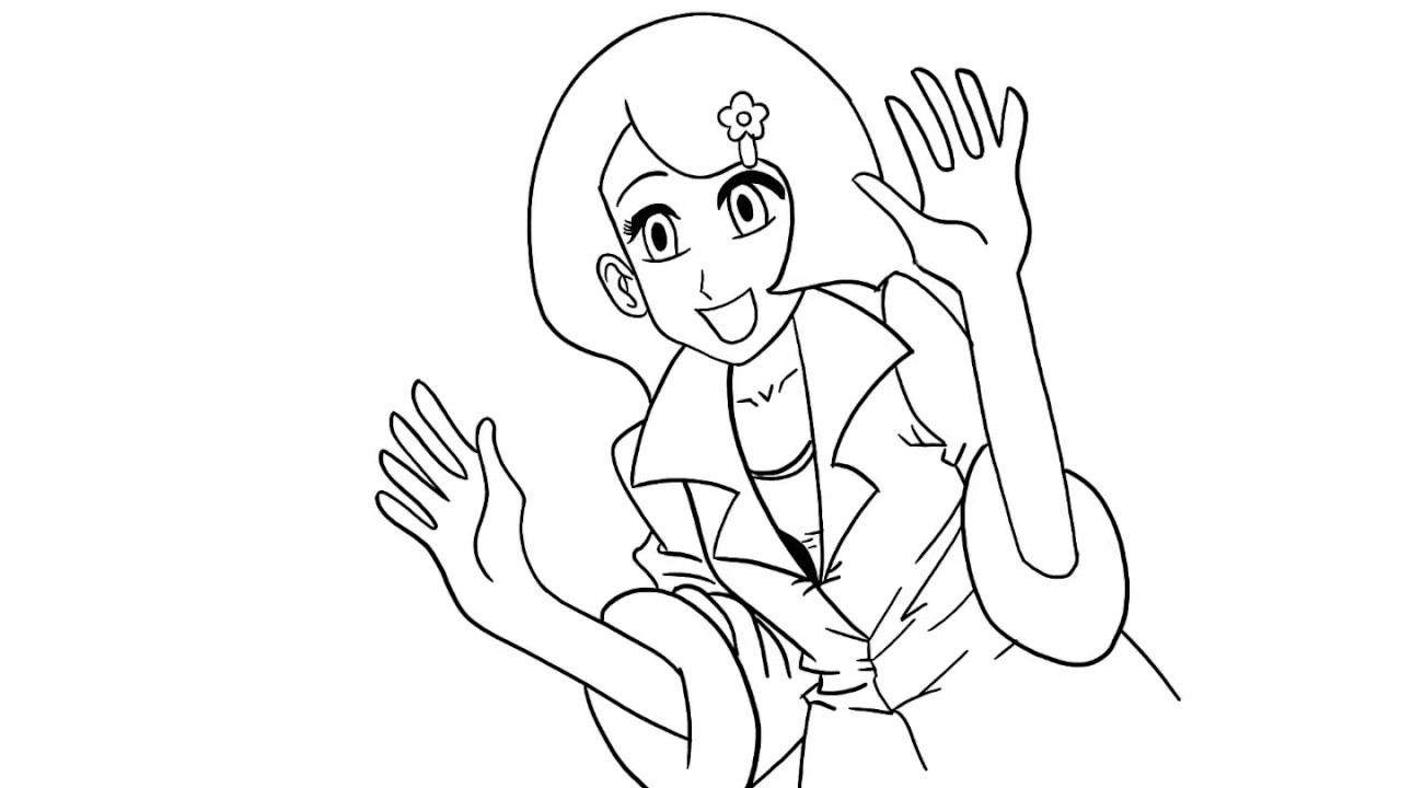 1280x720 Pokemon Manga Book Face Drawing Practice