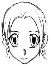 171x219 Draw Anime Faces Heads Drawing Manga Faces Step