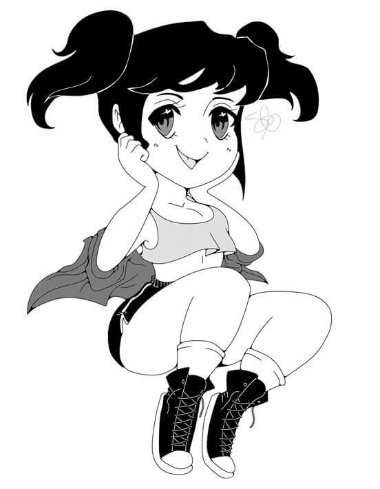 552x710 Manga Girl Drawing + Colors Kawaiinia Amino