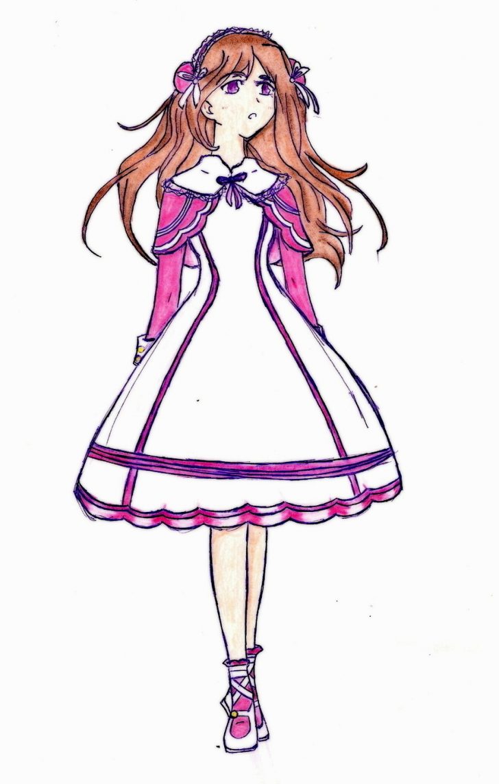 728x1144 Of A Cute Girl Easy Anime How To Draw Manga For Beginners Face