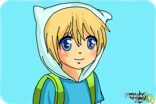 600x400 How To Draw Manga Finn From Adventure Time