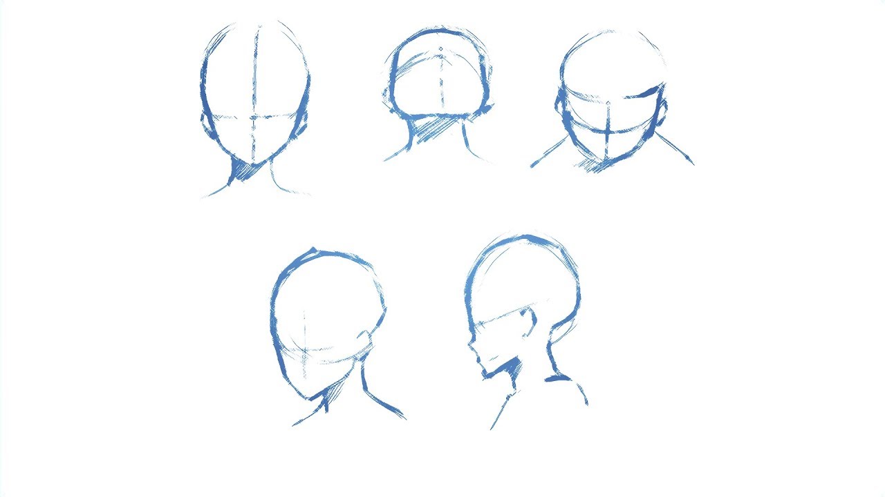 1280x720 How To Draw Heads From Different Angles Drawing Tutorial