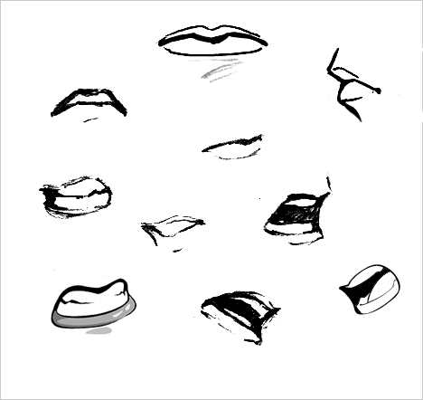 Manga Mouth Drawing | Free download on ClipArtMag