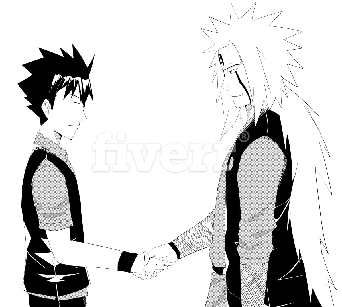 1200x1078 Draw Your Character Into Manga Style