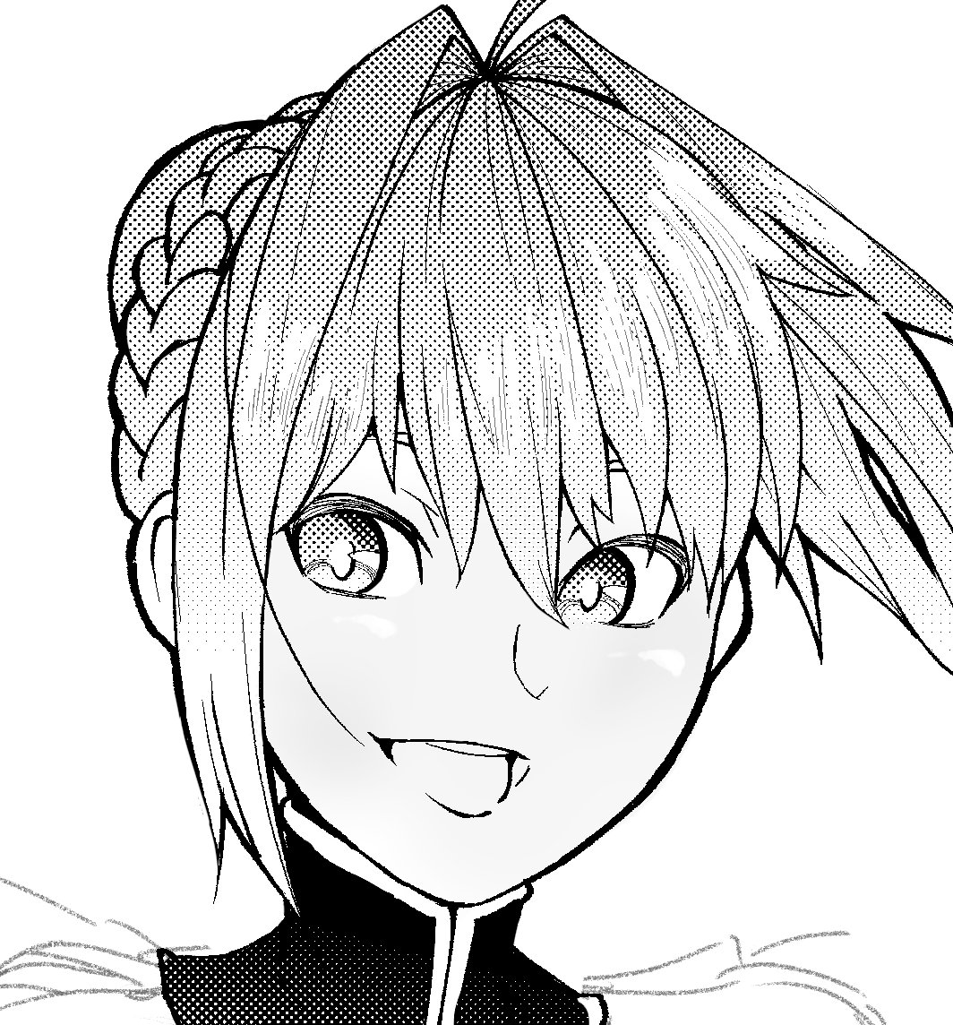 1064x1144 Ocnero Manga Style, First Attempt Grandorder