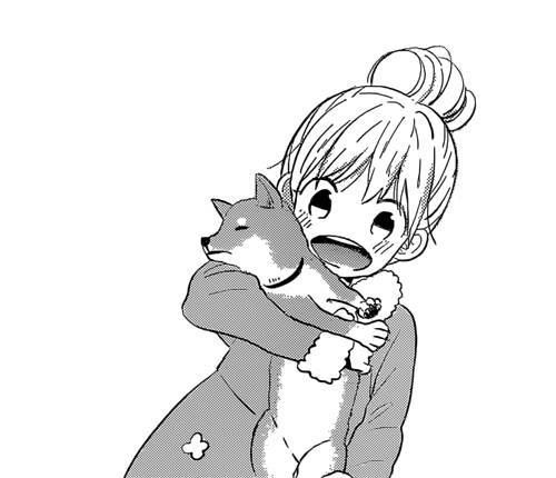 500x430 Anime Girl Kawaii Dog K A W A I I In Manga Anime Girl