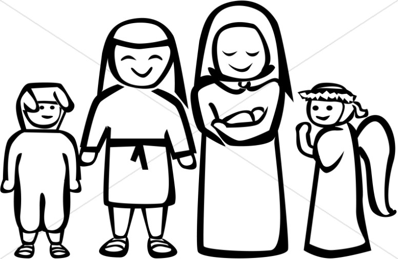 776x505 nativity clipart, clip art, nativity graphic, nativity image
