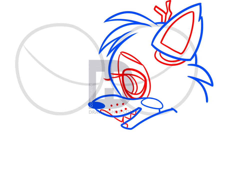 901x720 How To Draw Foxy And Mangle Kissing, Step