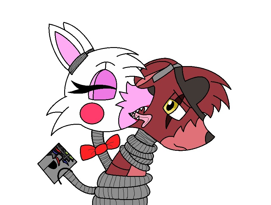 912x692 How To Draw Foxy X Mangle