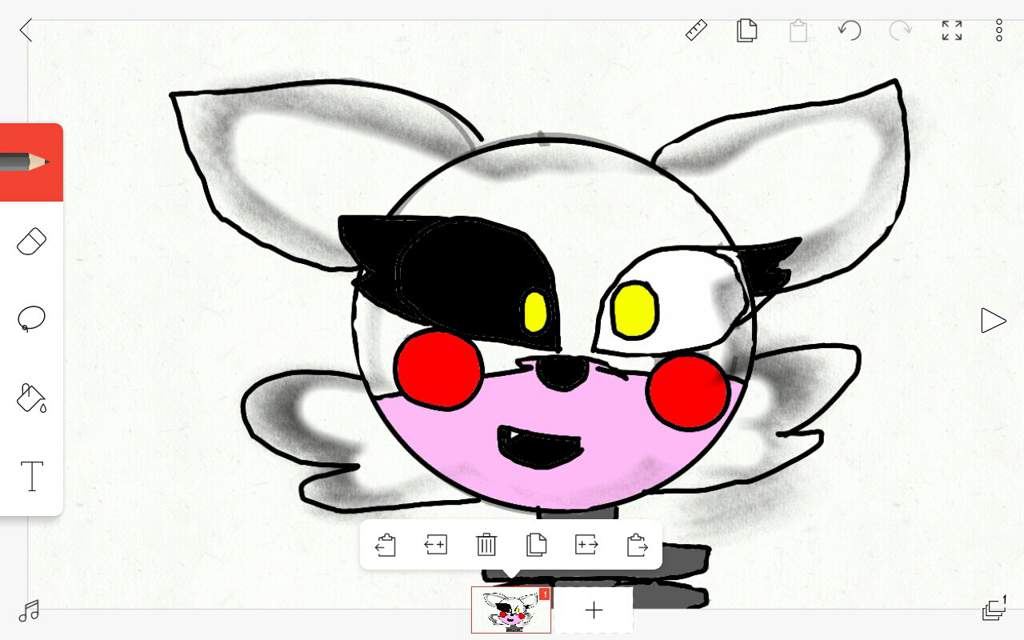 1024x640 Mangle Drawing Five Nights At Freddy's Amino