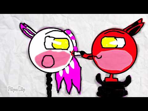 480x360 Fnaf Drawing Part Mangle X Foxy