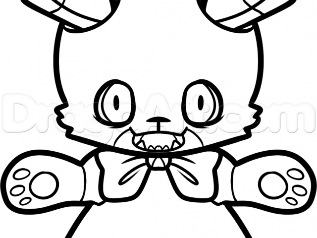640x480 Printable How To Draw Bonnie From Five Nights