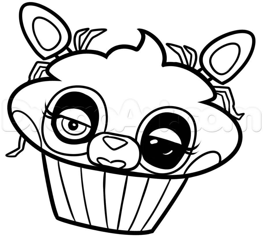 912x836 Draw Cupcake Mangle, Step