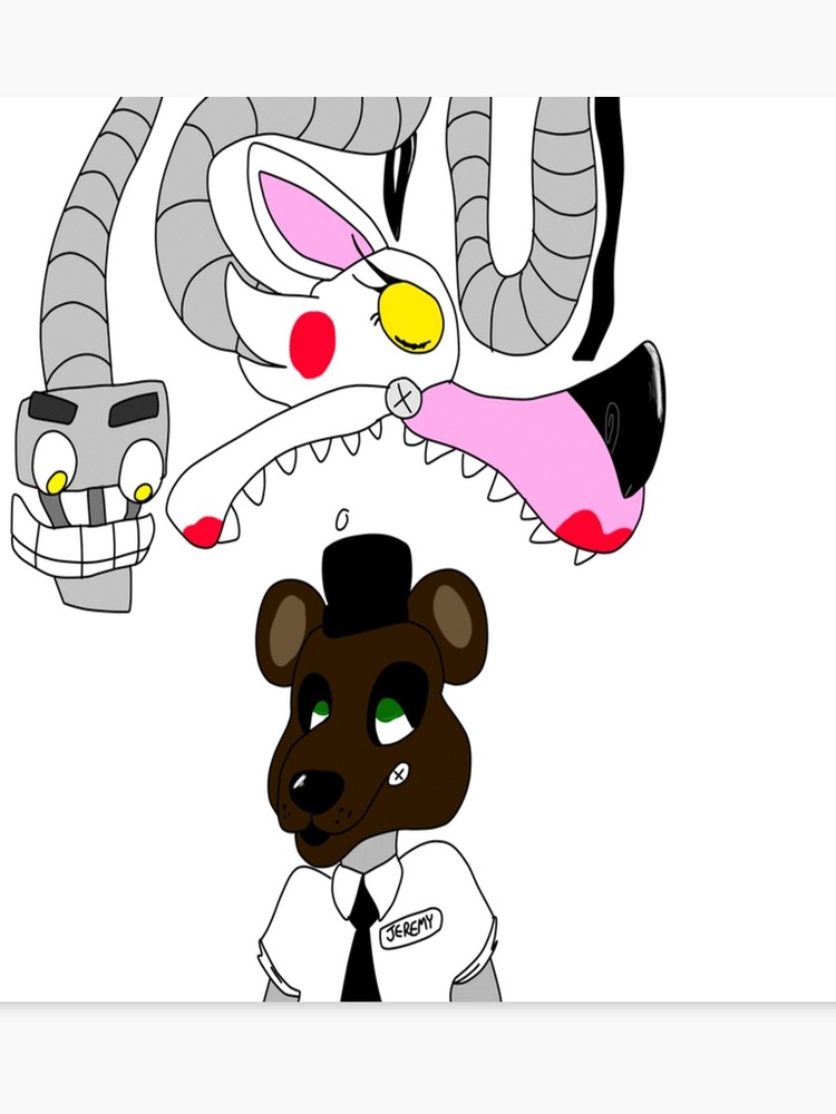 750x1000 Fnaf Mangle And Jeremy Canvas Print