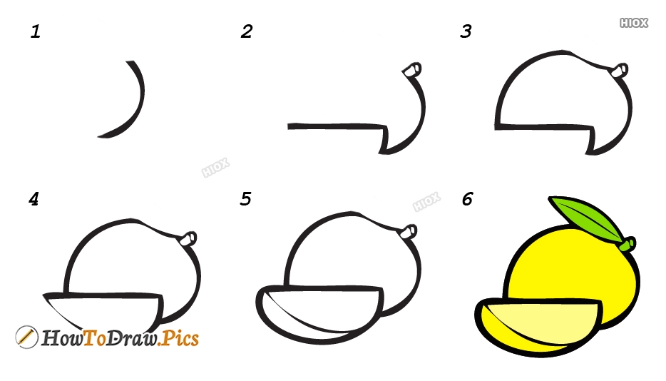 934x534 How To Make Mango Drawing Howtodraw Pics