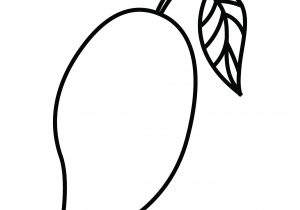 300x210 Mango Drawing For Kids One Lemon Fruits Coloring Pages For Kids