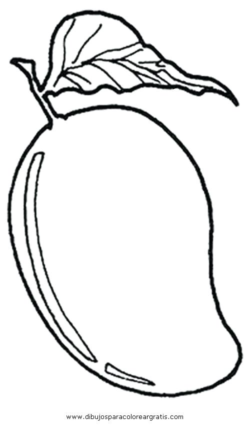 500x850 Huge Collection Of 'mango Line Drawing' Download More Than