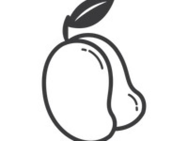 640x480 Mango Clipart Mango Outline
