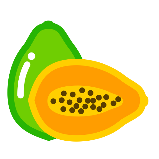 512x512 Papaya Drawing Mango Fruit Transparent Png Clipart Free Download