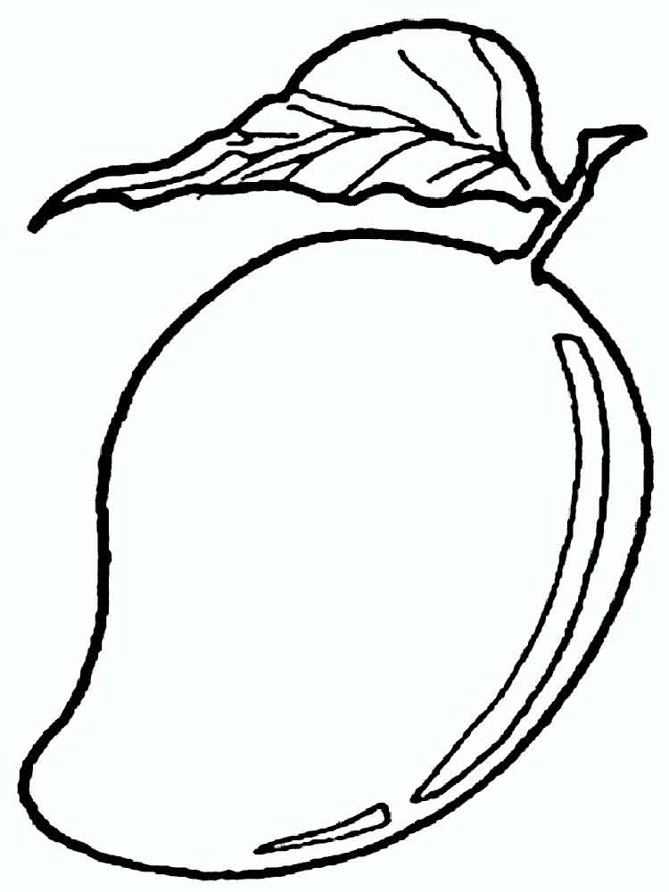 750x1000 How To Draw A Real Mango