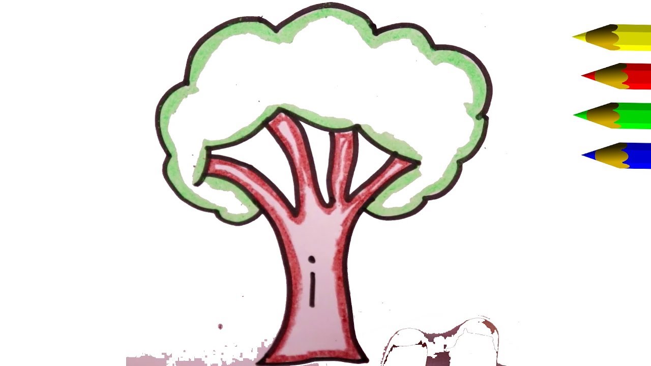 1280x720 How To Draw Tree For Kids